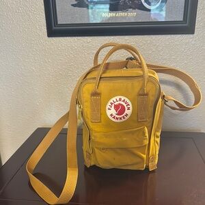 Fjallraven Yellow Backpack Compact Design